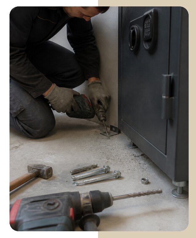 Замена крепления сейфа в Тамбове по цене от 5585 р. | Дверной